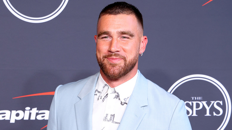 Travis Kelce smiling