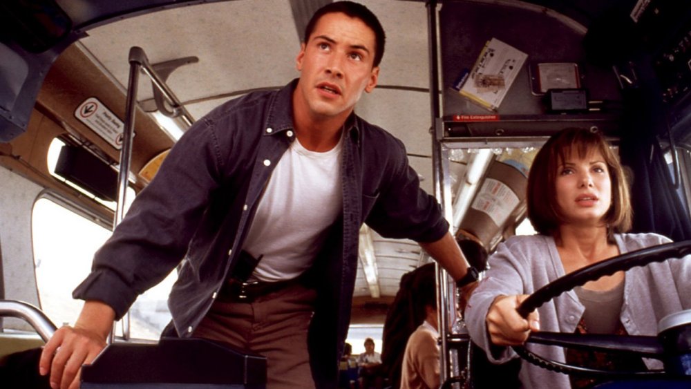 Keanu Reeves, Sandra Bullock in Speed