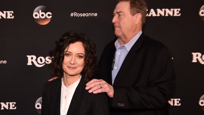 Sara Gilbert and John Goodman