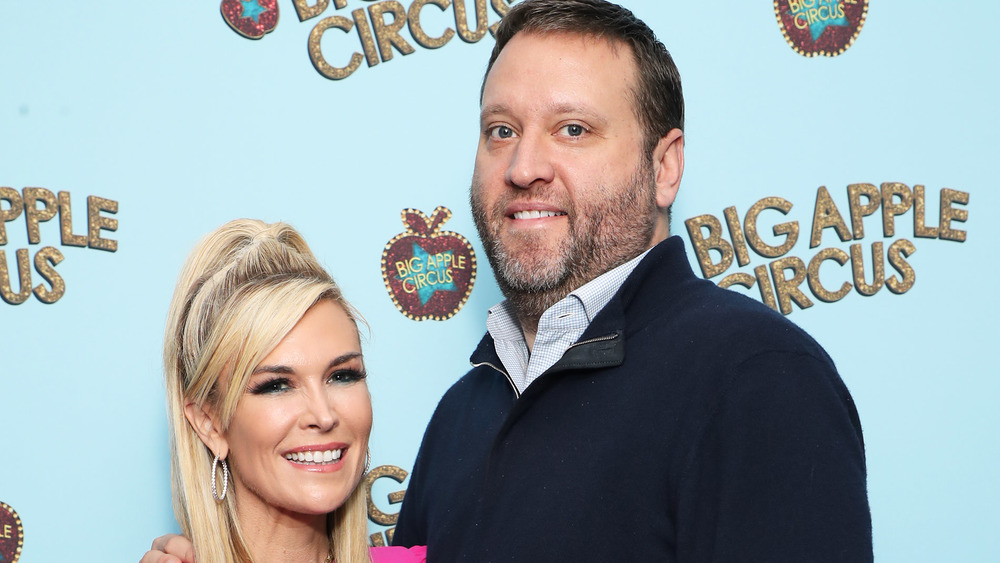 Tinsley Mortimer and Scott Kluth smiling