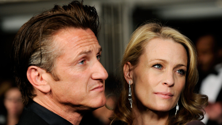 Sean Penn and Robin Wright at an event 