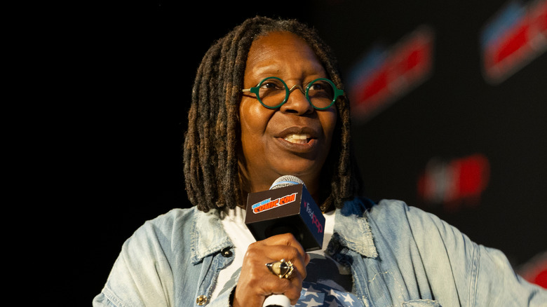 Whoopi Goldberg talking