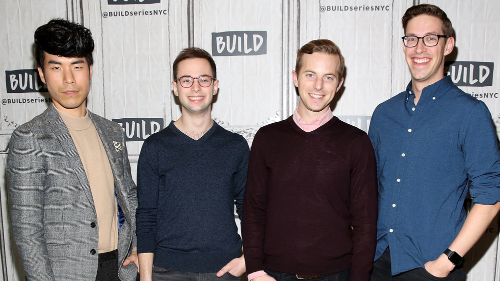 Eugene Lee Yang, Zach Kornfeld, Ned Fulmer, and Keith Habersberger posing together