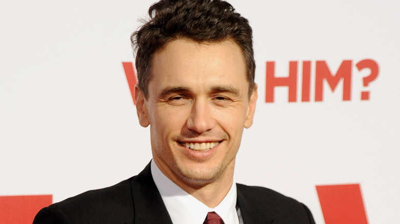 James Franco grinning 