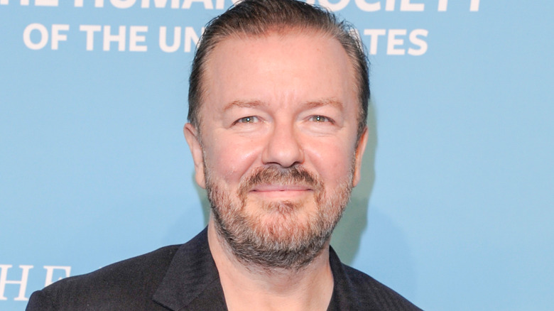 Ricky Gervais smiling 