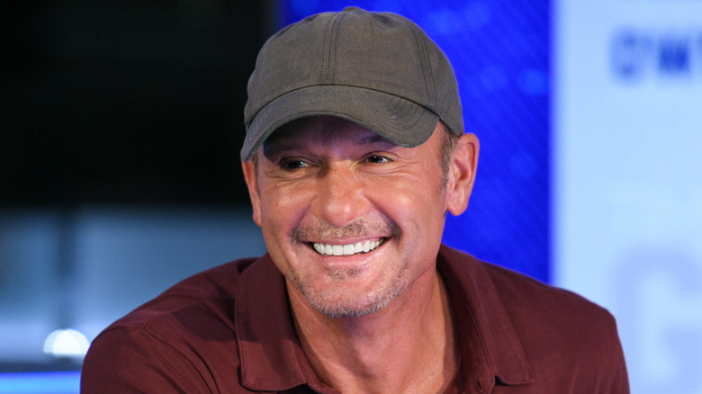 Tim McGraw smiling