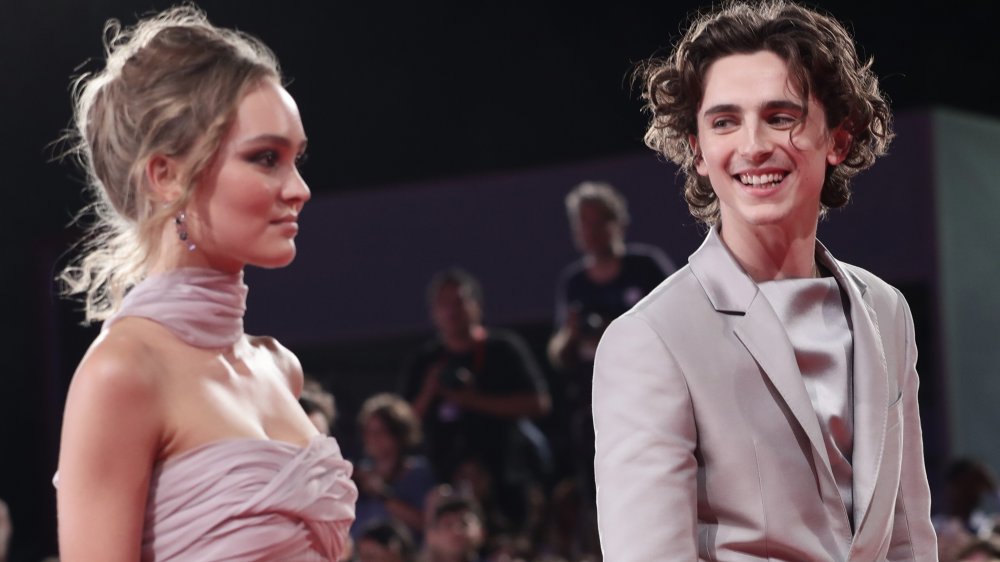 Lily-Rose Depp and Timothée Chalamet