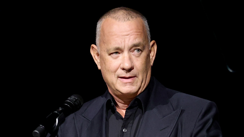 Tom Hanks talking