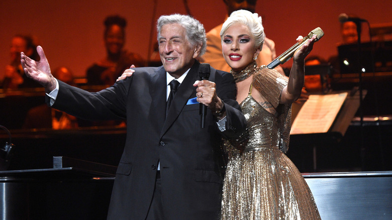 lady gaga performing with tony bennett