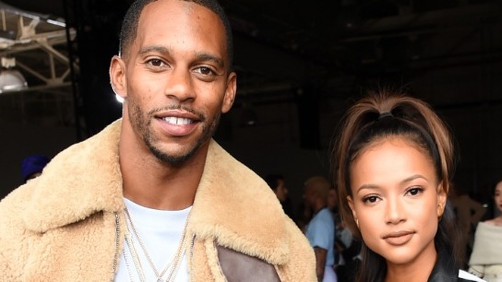 Victor Cruz and Karrueche Tran at New York Fashion Week 2019