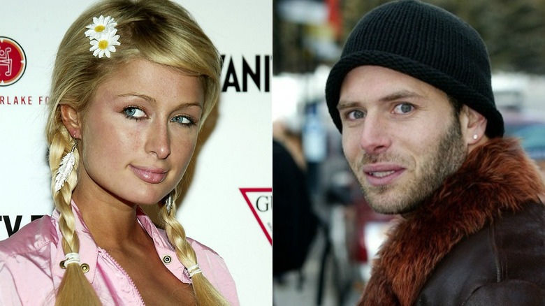 Paris Hilton, Rick Salomon split image