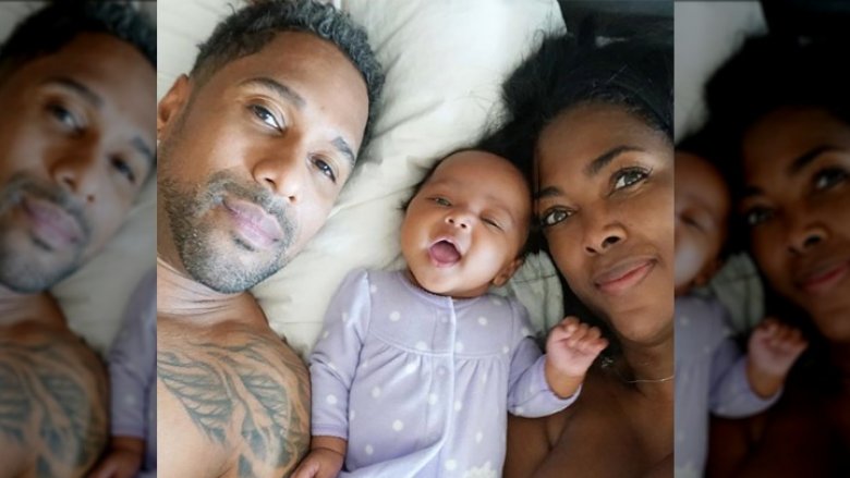 Kenya Moore, Marc Daly with daughter Brooklyn