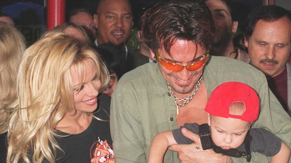 Pamela Anderson, Tommy Lee with son Brandon