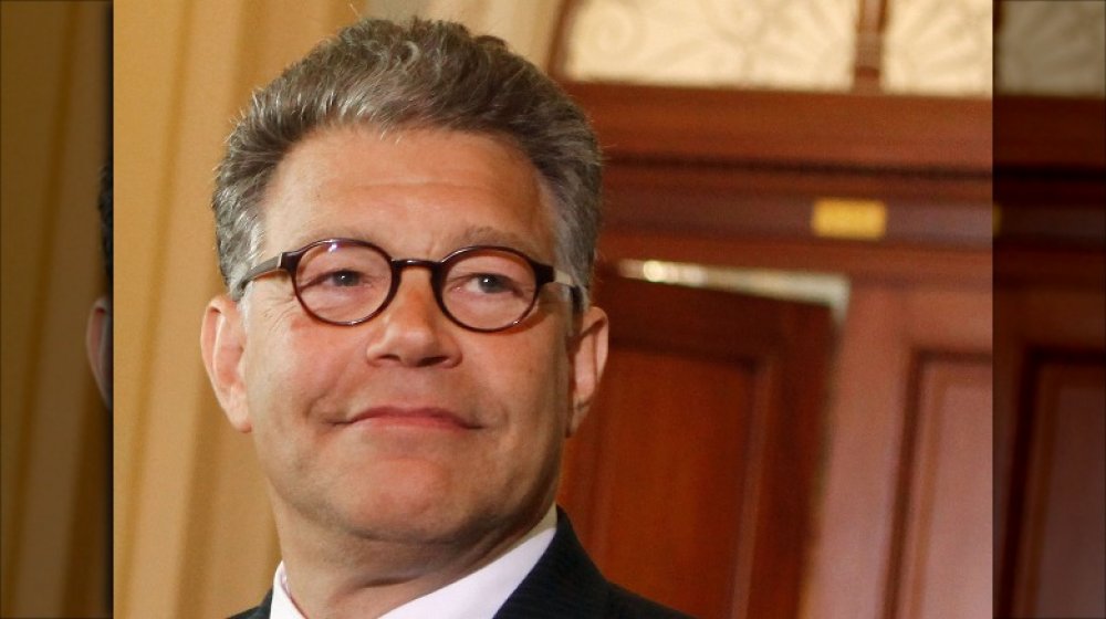 Al Franken smirking