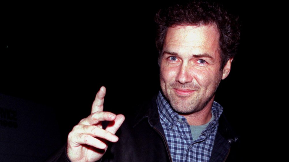 Norm Macdonald looking at the camera in a candid pose