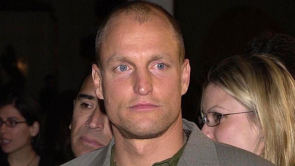 Woody Harrelson looking away