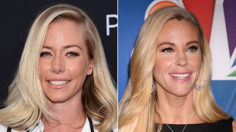 Kendra Wilkinson and Kate Gosselin smiling