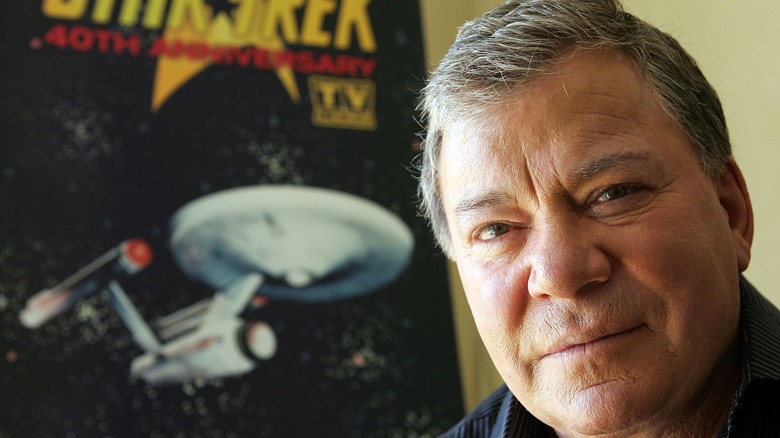 William Shatner and Star Trek poster