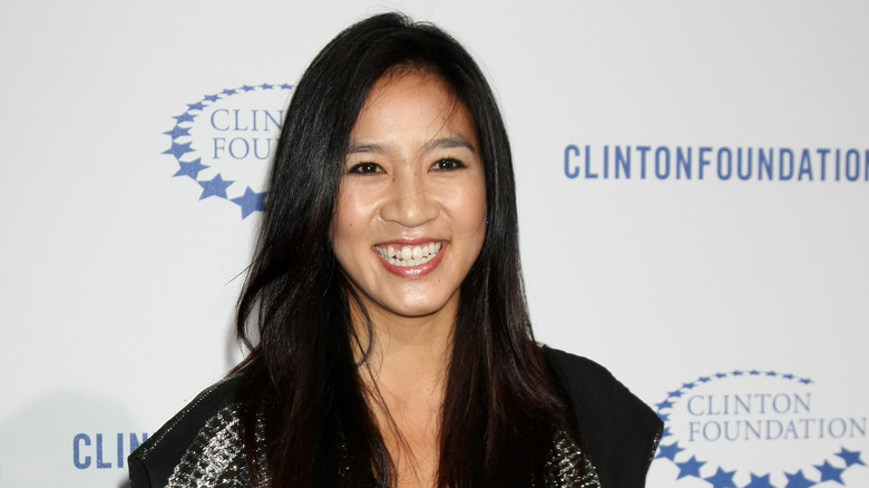 Michelle Kwan smiling