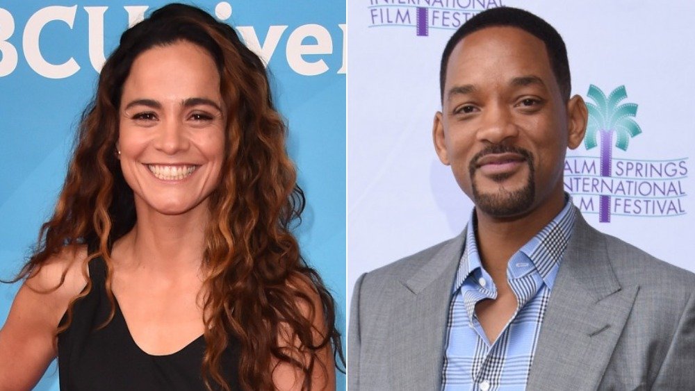 Alice Braga and Will Smith