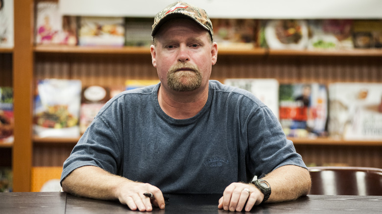 Sugar Bear at a book signing