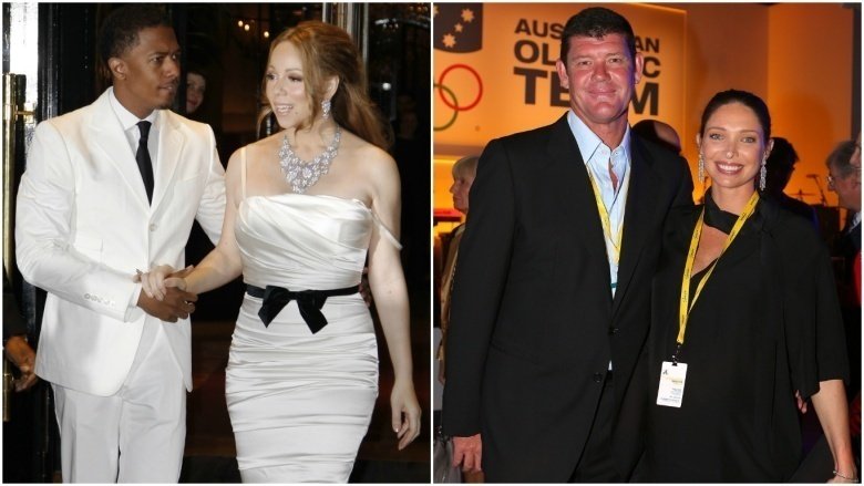 Nick Cannon and Mariah Carey, James and Erica Packer