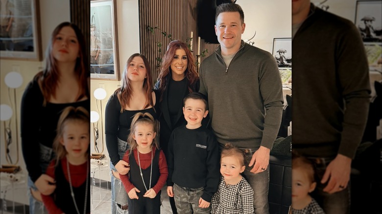 Chelsea and Cole DeBoer with their four kids