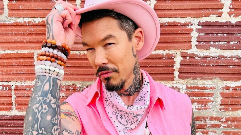 David Bromstad pink cowboy hat