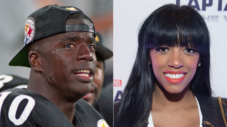 Kordell Stewart and Porsha Williams smiling