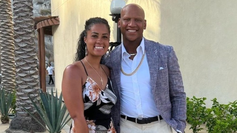 Ryan Shazier and Michelle Shazier smiling