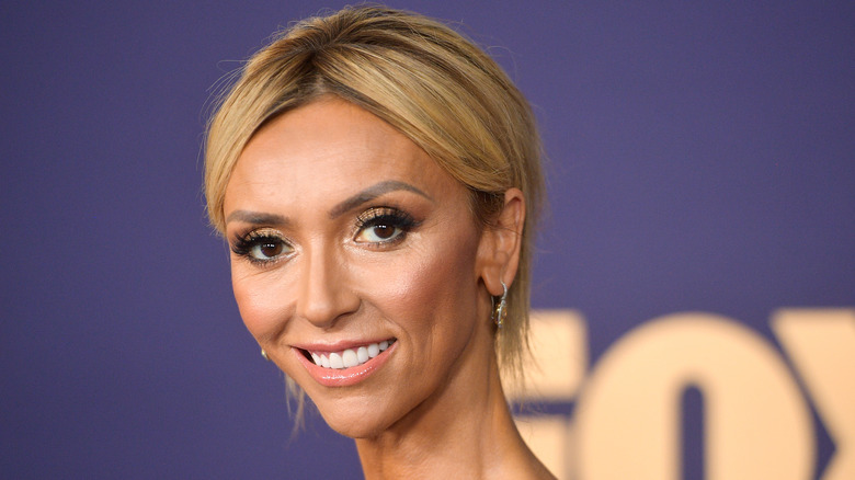 Giuliana Rancic with short blonde hair