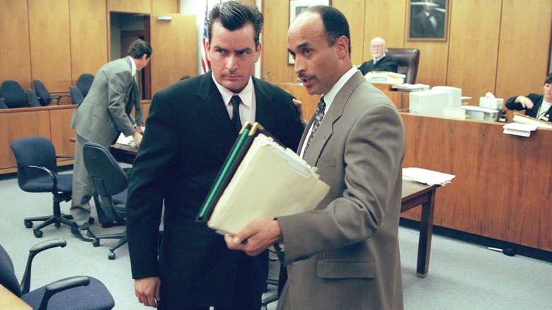 Charlie Sheen courtroom