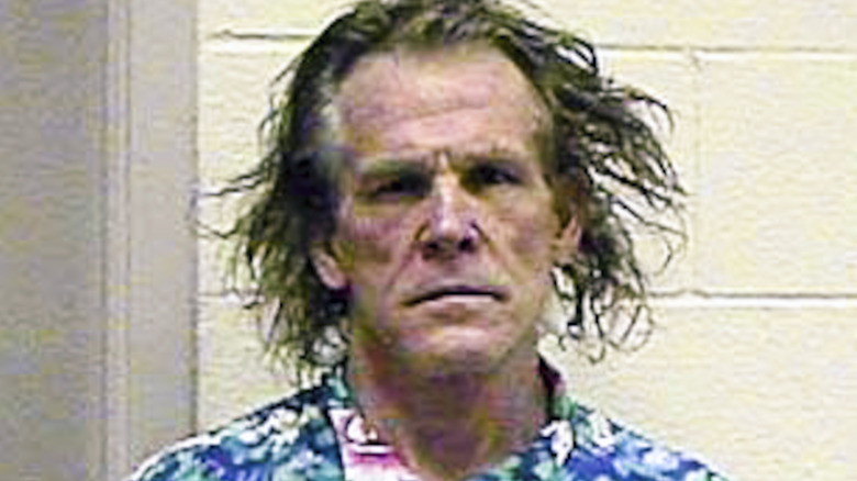 Nick Nolte mugshot, posing