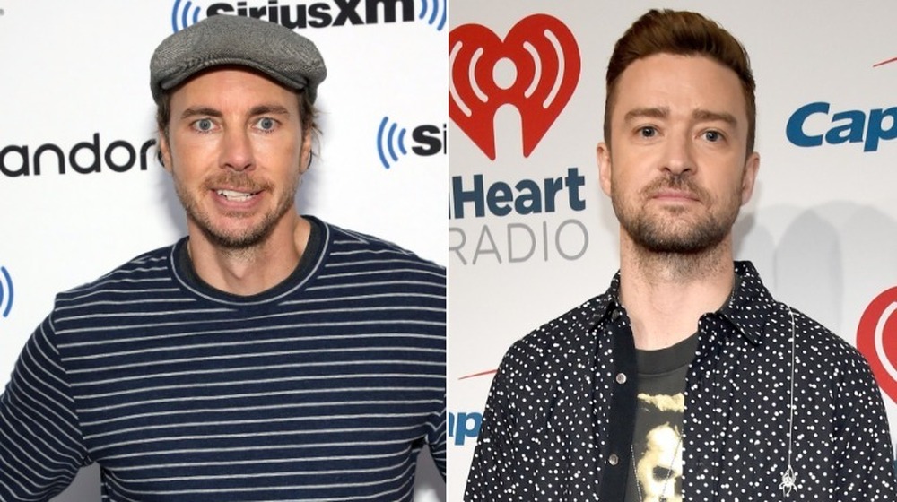 Dax Shepard and Justin Timberlake on a red carpet