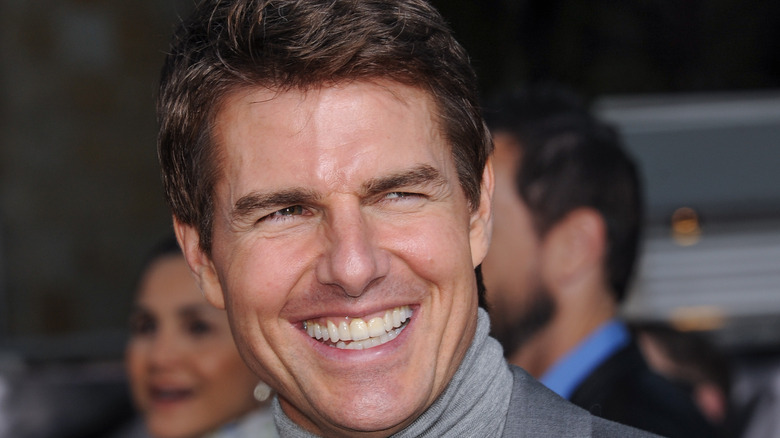 Tom Cruise laughing