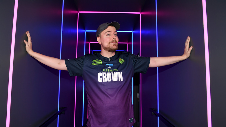 MrBeast posing at Ultimate Crown