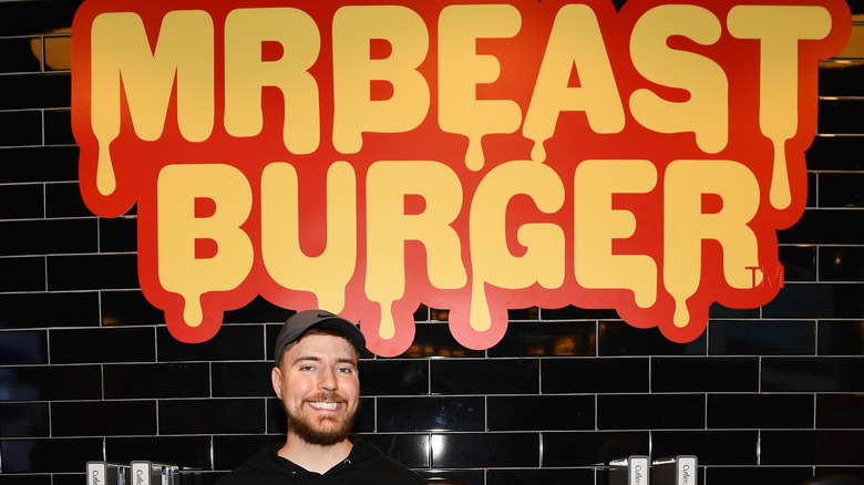 MrBeast smiling at MrBeast Burger launch