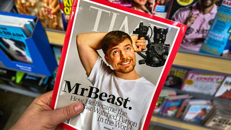 MrBeast on cover of Time magazine