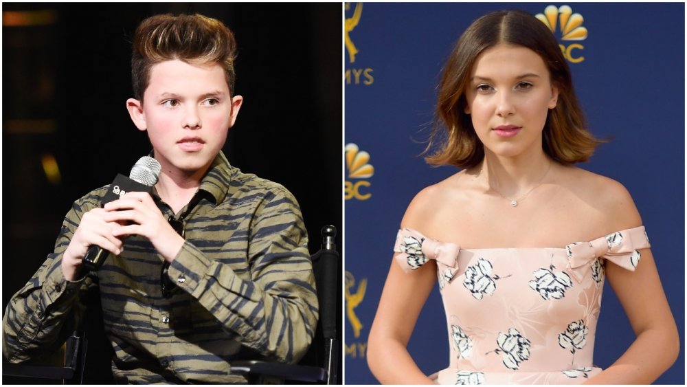 Jacob Sartorius and Millie Bobby Brown