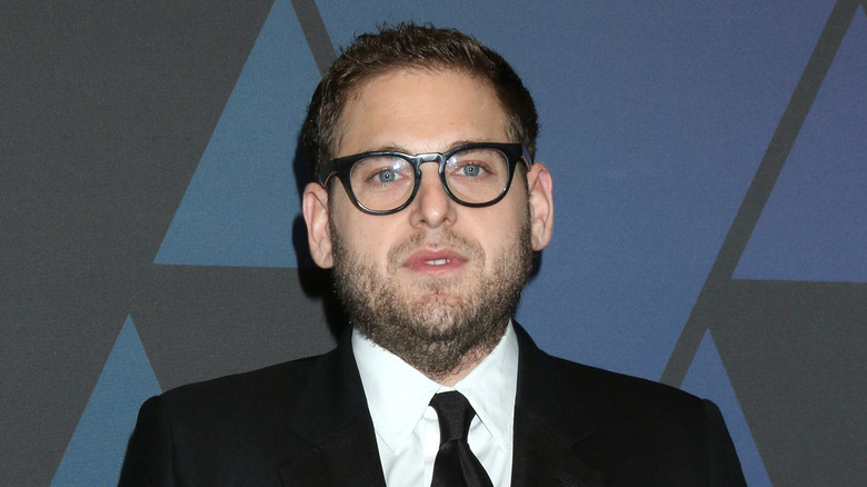 Jonah Hill posing