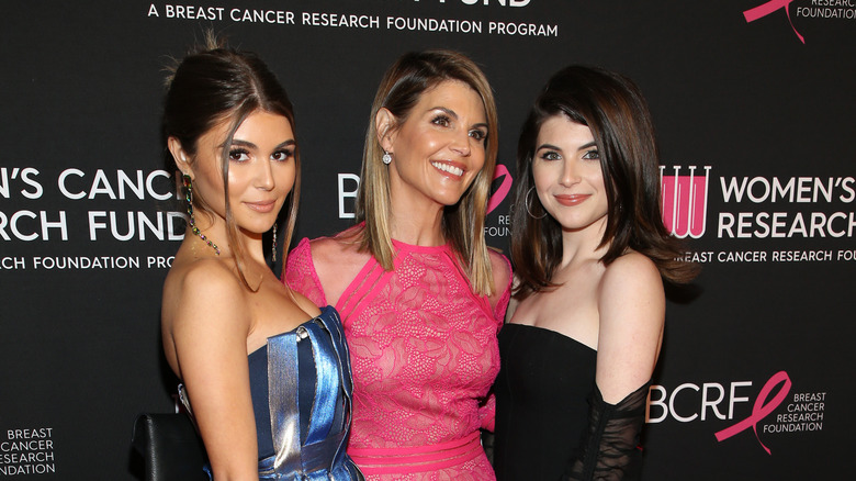 Lori Loughlin poses with her daughters 