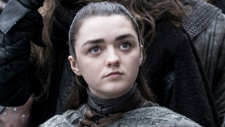 Maisie Williams as Arya Stark in Game of Thrones