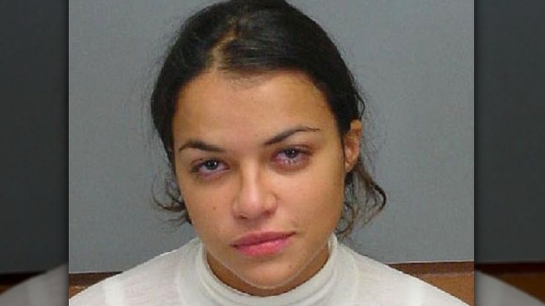 Michelle Rodriguez mug shot