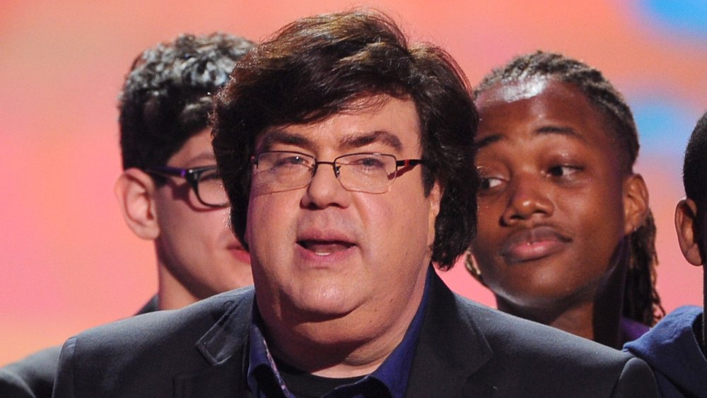 Dan Schneider accepting the Lifetime Achievement Award at the 2014 Kids' Choice Awards