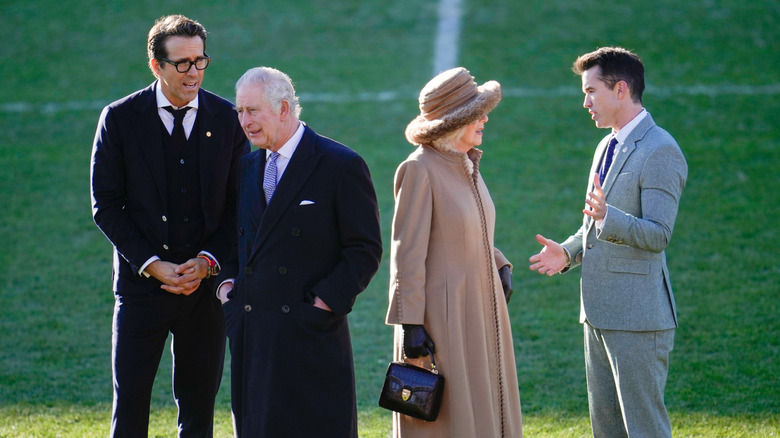 Ryan Reynolds, King Charles, Queen Camilla, and Rob McElhenney