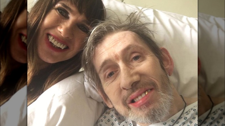 Victoria Mary Clarke and Shane MacGowan selfie