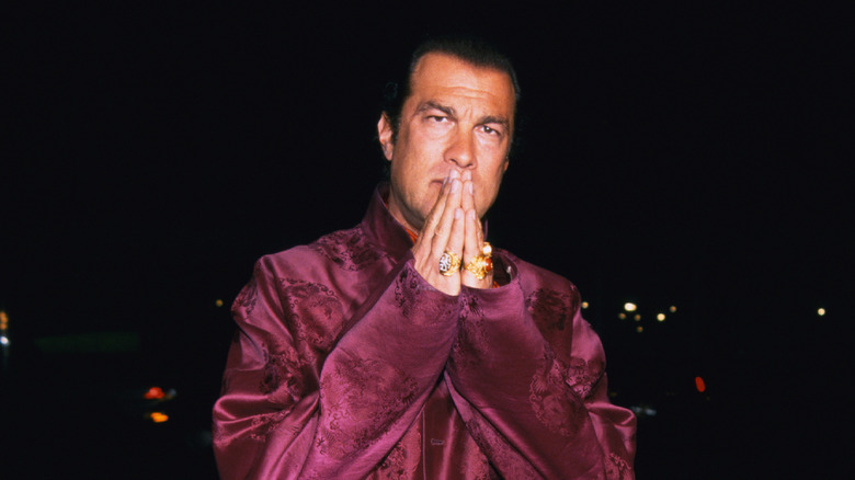 Steven Seagal at Crouching Tiger, Hidden Tiger premiere