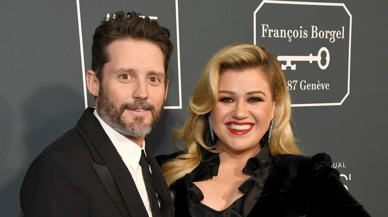 Brandon Blackstock and Kelly Clarkson red carpet