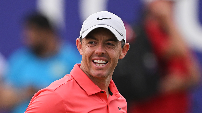 Rory McIlroy smiling