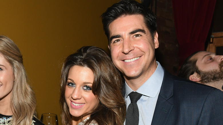 Emma DiGiovine and Jesse Watters posing together.